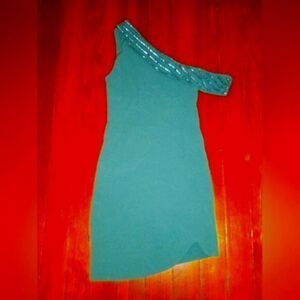 CIPL INE SHOULDER MINI DRESS